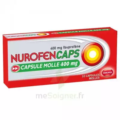 Nurofencaps 400 Mg Caps Molle Plq/10 à Vierzon